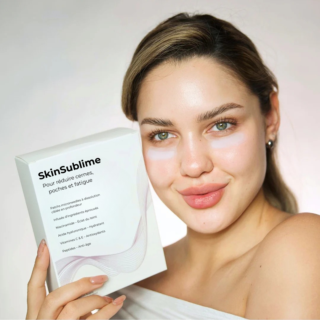 SkinSublime - Patchs pour réduire cernes, poches et fatigue