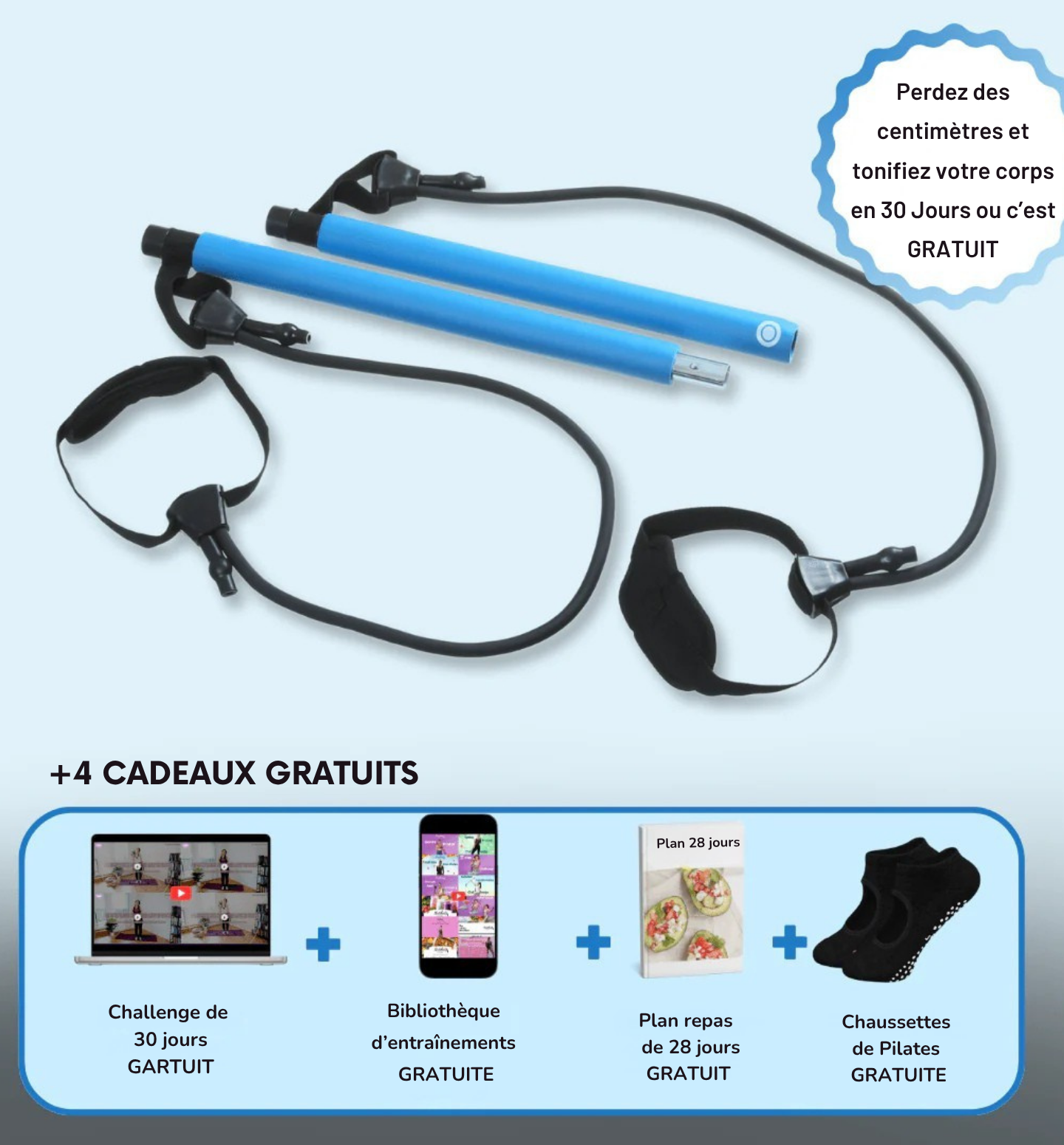 Gracely - Bandes résistantes de Pilates
